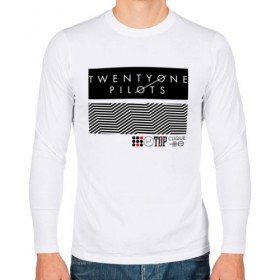 Мужской лонгслив хлопок с принтом TWENTY ONE PILOTS (TOP) в Курске, 100% хлопок |  | Тематика изображения на принте: 21 pilots | 21p | bandito | blurryface | chlorine | joshua | music | ned | rock | top | trench | twenty one pilots | tyler | бандито | группа | музыка | нэд | рок | тренч