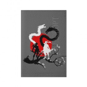 Обложка для паспорта матовая кожа с принтом Битва драконов в Курске, натуральная матовая кожа | размер 19,3 х 13,7 см; прозрачные пластиковые крепления | anime | meme | tokyo | аниме | герой | иероглиф | луна | манга | сакура | самурай | солнце | стиль | фентези | япония