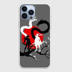 Чехол для iPhone 13 Pro Max с принтом Битва драконов в Курске,  |  | anime | meme | tokyo | аниме | герой | иероглиф | луна | манга | сакура | самурай | солнце | стиль | фентези | япония