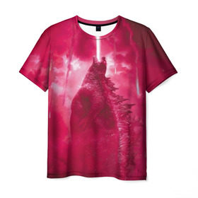 Мужская футболка 3D с принтом Годзилла 2 в Курске, 100% полиэфир | прямой крой, круглый вырез горловины, длина до линии бедер | godzilla | king of the monsters | годзила | годзилла 2 | король монстров