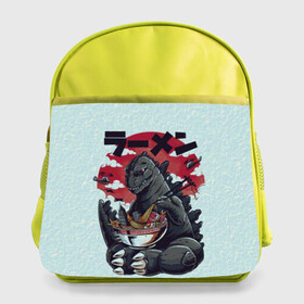 Детский рюкзак с принтом Blue Godzilla в Курске, 100% полиэстер | Размеры изделия - высота 34 см, ширина 28 см, глубина 10 см
Размер поля для печати - высота 19.5 см, ширина 24 см | godzilla | king of the monsters | годзила | годзилла 2 | король монстров