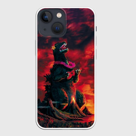 Чехол для iPhone 13 mini с принтом Укулеле в Курске,  |  | godzilla | king of the monsters | годзила | годзилла 2 | король монстров