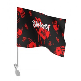 Флаг для автомобиля с принтом Slipknot (1) в Курске, 100% полиэстер | Размер: 30*21 см | horror | music | not | rock | slipk | slipknot | кровь | музыка | рок | слипкнот | ужасы