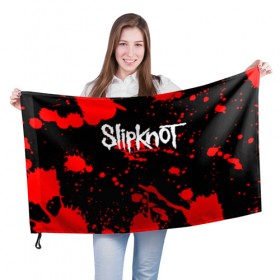 Флаг 3D с принтом Slipknot (2) в Курске, 100% полиэстер | плотность ткани — 95 г/м2, размер — 67 х 109 см. Принт наносится с одной стороны | horror | music | not | rock | slipk | slipknot | кровь | музыка | рок | слипкнот | ужасы