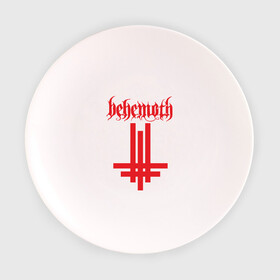 Тарелка 3D с принтом behemoth в Курске, фарфор | диаметр - 210 мм
диаметр для нанесения принта - 120 мм | Тематика изображения на принте: behemoth | blackmetal | death | metal | metall | rock