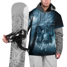 Накидка на куртку 3D с принтом Death Stranding в Курске, 100% полиэстер |  | 3d | action | death stranding | жанр | игра | корзима | логотип | хидео