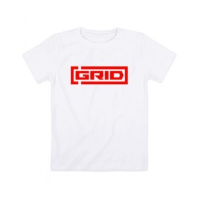 Детская футболка хлопок с принтом GRID (2019) в Курске, 100% хлопок | круглый вырез горловины, полуприлегающий силуэт, длина до линии бедер | car | dirt | driver | forza | game | grid | need | nfs | race | speed | гонки | грид | игра | машина | нфс | скорость