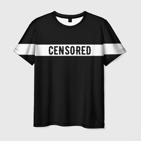 Мужская футболка 3D с принтом CENSORED / ЦЕНЗУРА в Курске, 100% полиэфир | прямой крой, круглый вырез горловины, длина до линии бедер | advisory | censored | content | explicit | label | logo | parental | rap | rapper | rappers | внимание | лексика | мат | ненормативная | нормативная | рэп | рэпер | рэперы | слова