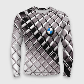 Мужской рашгард 3D с принтом BMW в Курске,  |  | Тематика изображения на принте: bmw | metal | pattern | prestige | бмв | металл | престиж | узор