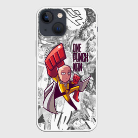 Чехол для iPhone 13 mini с принтом SAITAMA в Курске,  |  | anime | one punch man | saitama | аниме | ван панч мен | ванпанчмен | сайтама