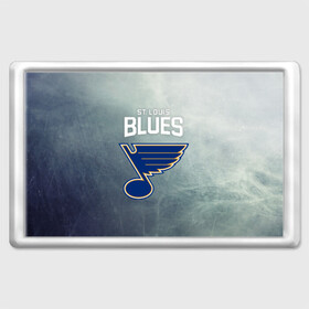 Магнит 45*70 с принтом St. Louis Blues в Курске, Пластик | Размер: 78*52 мм; Размер печати: 70*45 | Тематика изображения на принте: nhl | st. louis blues | блюз | нхл | сент луиз | сент луис | сент луис блюз | тарасенко | хоккей | шайба