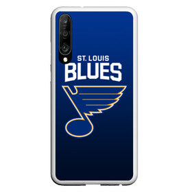 Чехол для Honor P30 с принтом St Louis Blues в Курске, Силикон | Область печати: задняя сторона чехла, без боковых панелей | nhl | st. louis blues | блюз | нхл | сент луиз | сент луис | сент луис блюз | тарасенко | хоккей | шайба