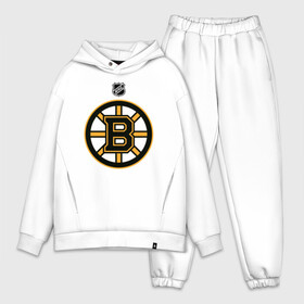 Мужской костюм хлопок OVERSIZE с принтом Boston Bruins NHL в Курске,  |  | boston | boston bruins | hockey | nhl | бостон | бостон брюинз | кубок стенли | нхл | спорт | хоккей | шайба