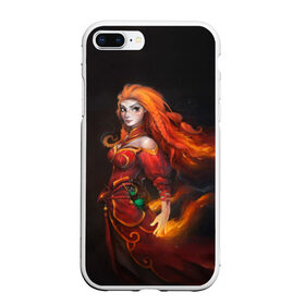 Чехол для iPhone 7Plus/8 Plus матовый с принтом Lina (Dota2) в Курске, Силикон | Область печати: задняя сторона чехла, без боковых панелей | dota | dota 2 | dota2 | game | games | lina | lina dota 2 | дота | дота 2 | игра | игры | лина