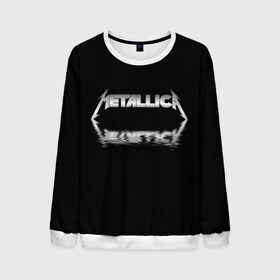 Мужской свитшот 3D с принтом Metallica в Курске, 100% полиэстер с мягким внутренним слоем | круглый вырез горловины, мягкая резинка на манжетах и поясе, свободная посадка по фигуре | guitar | hard | heavymetal | metal | metallica | music | rock | гитара | картинка | картинки | метал | металика | металлика | мода | музыка | рок | тренд | тренды | треш | трэш | тяжелый | хард