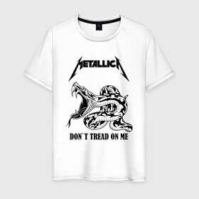 Мужская футболка хлопок с принтом METALLICA в Курске, 100% хлопок | прямой крой, круглый вырез горловины, длина до линии бедер, слегка спущенное плечо. | matters metallica | music | nothing else | rock | trash metal | группа | музыка | музыканты | рок | трэш металл