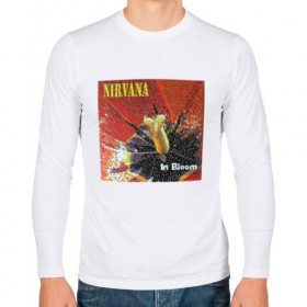 Мужской лонгслив хлопок с принтом Nirvana In Bloom в Курске, 100% хлопок |  | kurt cobain | music | nirvana | rock | кобейн | курт | курт кобейн | музыка | нирвана | рок