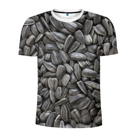 Мужская футболка 3D спортивная с принтом Семечки в Курске, 100% полиэстер с улучшенными характеристиками | приталенный силуэт, круглая горловина, широкие плечи, сужается к линии бедра | прикольные | семечки | семки