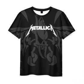 Мужская футболка 3D с принтом METALLICA в Курске, 100% полиэфир | прямой крой, круглый вырез горловины, длина до линии бедер | matters metallica | music | nothing else | rock | trash metal | группа | металлика | музыка | музыканты | рок | трэш металл