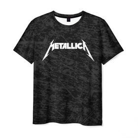 Мужская футболка 3D с принтом METALLICA в Курске, 100% полиэфир | прямой крой, круглый вырез горловины, длина до линии бедер | matters metallica | music | nothing else | rock | trash metal | группа | металлика | музыка | музыканты | рок | трэш металл