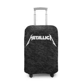 Чехол для чемодана 3D с принтом METALLICA в Курске, 86% полиэфир, 14% спандекс | двустороннее нанесение принта, прорези для ручек и колес | matters metallica | music | nothing else | rock | trash metal | группа | металлика | музыка | музыканты | рок | трэш металл