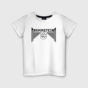 Детская футболка хлопок с принтом Rammstein в Курске, 100% хлопок | круглый вырез горловины, полуприлегающий силуэт, длина до линии бедер | Тематика изображения на принте: deutschland | duhastviel.mutter | hevy metal | meinteil | music | rammstein | rammsteinfan | ramshtain | rock | германия | метал | музыка | немцы | рамштаин | рамштайн | рамштейн | рок