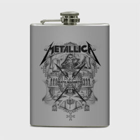 Фляга с принтом Metallica в Курске, металлический корпус | емкость 0,22 л, размер 125 х 94 мм. Виниловая наклейка запечатывается полностью | Тематика изображения на принте: album | black | concert | heavy | kirk | metal | metallica | music | rock | tolls | джеймс хэтфилд | кирк хэмметт | клифф бёртон | ларс ульрих | метал | металлика | трэш