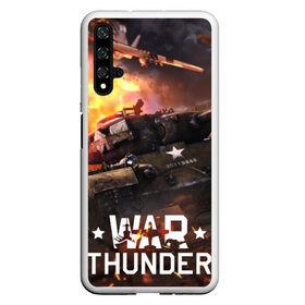 Чехол для Honor 20 с принтом war thunder в Курске, Силикон | Область печати: задняя сторона чехла, без боковых панелей | Тематика изображения на принте: war thunder | war thunder 2019 | war thunder лучшие | war thunder самолеты | war thunder танки | вар тандер | игра war thunder | купить футболку war thunder | футболки war thunder