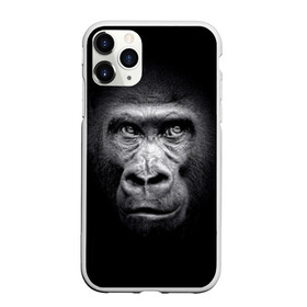 Чехол для iPhone 11 Pro матовый с принтом Горилла в Курске, Силикон |  | animal | black | eyes | fauna | gorilla | gray | look | monkey | muzzle | primate | взгляд | глаза | горилла | животное | обезьяна | примат | серый | фауна | черный