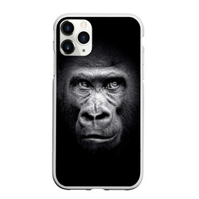 Чехол для iPhone 11 Pro Max матовый с принтом Горилла в Курске, Силикон |  | animal | black | eyes | fauna | gorilla | gray | look | monkey | muzzle | primate | взгляд | глаза | горилла | животное | обезьяна | примат | серый | фауна | черный