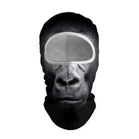 Балаклава 3D с принтом Горилла в Курске, 100% полиэстер, ткань с особыми свойствами — Activecool | плотность 150–180 г/м2; хорошо тянется, но при этом сохраняет форму. Закрывает шею, вокруг отверстия для глаз кайма. Единый размер | animal | black | eyes | fauna | gorilla | gray | look | monkey | muzzle | primate | взгляд | глаза | горилла | животное | обезьяна | примат | серый | фауна | черный