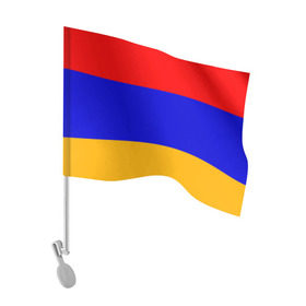 Флаг для автомобиля с принтом Армения. Флаг. в Курске, 100% полиэстер | Размер: 30*21 см | Тематика изображения на принте: армения | армянский | государство | знамя | кавказ | республика | символ | снг | ссср | страна | флаг