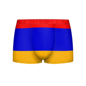 Мужские трусы 3D с принтом Армения. Флаг. в Курске, 50% хлопок, 50% полиэстер | классическая посадка, на поясе мягкая тканевая резинка | армения | армянский | государство | знамя | кавказ | республика | символ | снг | ссср | страна | флаг