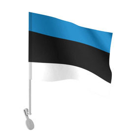 Флаг для автомобиля с принтом Эстония. Флаг. в Курске, 100% полиэстер | Размер: 30*21 см | балтии | государство | прибалтика | республика | снг | ссср | страна | страны | эстония