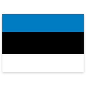 Поздравительная открытка с принтом Эстония. Флаг. в Курске, 100% бумага | плотность бумаги 280 г/м2, матовая, на обратной стороне линовка и место для марки
 | Тематика изображения на принте: балтии | государство | прибалтика | республика | снг | ссср | страна | страны | эстония