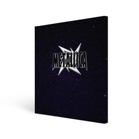 Холст квадратный с принтом Metallica в Курске, 100% ПВХ |  | metallica | группа | метал | металлика | музыка | песни | рок