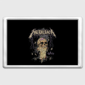 Магнит 45*70 с принтом Metallica в Курске, Пластик | Размер: 78*52 мм; Размер печати: 70*45 | album | black | concert | heavy | kirk | metal | metallica | music | rock | tolls | джеймс хэтфилд | кирк хэмметт | клифф бёртон | ларс ульрих | метал | металлика | трэш
