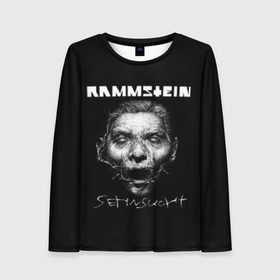 Женский лонгслив 3D с принтом Rammstein в Курске, 100% полиэстер | длинные рукава, круглый вырез горловины, полуприлегающий силуэт | du hast | heavy | herzeleid | metal | mutter | rammstein | reise | rosenrot | sehnsucht | till lindemann | группа | метал | рамштайн | рок | тилль линдеманн | хард