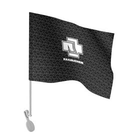 Флаг для автомобиля с принтом RAMMSTEIN в Курске, 100% полиэстер | Размер: 30*21 см | metallica | music | rammstein | rock | металл | металлика | музыка | раммштайн | рок | рок группа