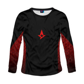 Женский лонгслив 3D с принтом Astralis uniform 2019 в Курске, 100% полиэстер | длинные рукава, круглый вырез горловины, полуприлегающий силуэт | astralis | astralis 2017 | astralis 2019 | astralis cs | astralis uniform | astralis кс го | cs | csgo | кс | кс го | ксго