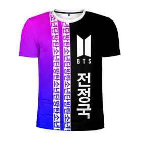 Мужская футболка 3D спортивная с принтом BTS (Jeon Jungkook) в Курске, 100% полиэстер с улучшенными характеристиками | приталенный силуэт, круглая горловина, широкие плечи, сужается к линии бедра | Тематика изображения на принте: bts | k pop | pop | бтс | к поп | любовь | поп