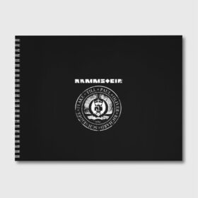 Альбом для рисования с принтом Rammstein в Курске, 100% бумага
 | матовая бумага, плотность 200 мг. | Тематика изображения на принте: rammstein | till lindemann | берлин | германия | металл | музыка | рамштайн | тилль линдеманн