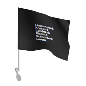 Флаг для автомобиля с принтом Rammstein в Курске, 100% полиэстер | Размер: 30*21 см | rammstein | till lindemann | берлин | германия | металл | музыка | рамштайн | тилль линдеманн