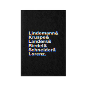 Обложка для паспорта матовая кожа с принтом Rammstein в Курске, натуральная матовая кожа | размер 19,3 х 13,7 см; прозрачные пластиковые крепления | Тематика изображения на принте: rammstein | till lindemann | берлин | германия | металл | музыка | рамштайн | тилль линдеманн