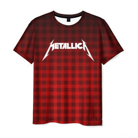 Мужская футболка 3D с принтом METALLICA в Курске, 100% полиэфир | прямой крой, круглый вырез горловины, длина до линии бедер | matters metallica | music | nothing else | rock | trash metal | группа | музыка | музыканты | рок | трэш металл