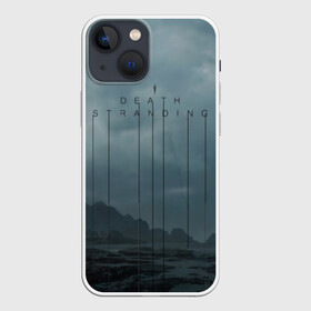 Чехол для iPhone 13 mini с принтом DEATH STRANDING | DS в Курске,  |  | Тематика изображения на принте: bridges | death stranding | fragile express | games | kojima | kojima productions | logo | ludens | игры | кодзима | лого | люденс