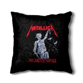 Подушка 3D с принтом Metallica в Курске, наволочка – 100% полиэстер, наполнитель – холлофайбер (легкий наполнитель, не вызывает аллергию). | состоит из подушки и наволочки. Наволочка на молнии, легко снимается для стирки | album | black | concert | heavy | kirk | metal | metallica | music | rock | tolls | джеймс хэтфилд | кирк хэмметт | клифф бёртон | ларс ульрих | метал | металлика | трэш