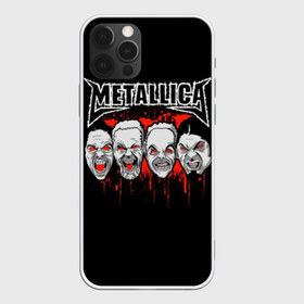 Чехол для iPhone 12 Pro Max с принтом Metallica в Курске, Силикон |  | Тематика изображения на принте: album | black | concert | heavy | kirk | metal | metallica | music | rock | tolls | джеймс хэтфилд | кирк хэмметт | клифф бёртон | ларс ульрих | метал | металлика | трэш