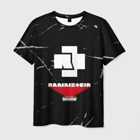 Мужская футболка 3D с принтом RAMMSTEIN в Курске, 100% полиэфир | прямой крой, круглый вырез горловины, длина до линии бедер | du hast | mein herz | rammstein | rammstein rock | ramstein | группа rammstein | концерт рамштайн | рамштайн | рамштайн дойчланд | тилль линдеманн | у хаст