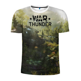 Мужская футболка 3D спортивная с принтом Гром войны в Курске, 100% полиэстер с улучшенными характеристиками | приталенный силуэт, круглая горловина, широкие плечи, сужается к линии бедра | war thunder | war thunder 2019 | war thunder лучшие | war thunder самолеты | war thunder танки | вар тандер | гром войны | игра war thunder | купить футболку war thunder | футболки war thunder